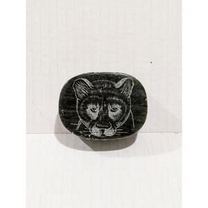Genuine Vintage Canadian Soap Stone Handcrafted S. Pater‎